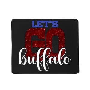 LetS Go Buffalo Ny New York Retro Sports City Fan Love Mousepad