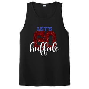 LetS Go Buffalo Ny New York Retro Sports City Fan Love PosiCharge Competitor Tank