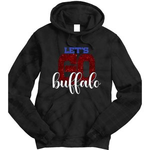 LetS Go Buffalo Ny New York Retro Sports City Fan Love Tie Dye Hoodie