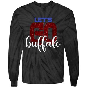 LetS Go Buffalo Ny New York Retro Sports City Fan Love Tie-Dye Long Sleeve Shirt