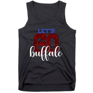 LetS Go Buffalo Ny New York Retro Sports City Fan Love Tank Top