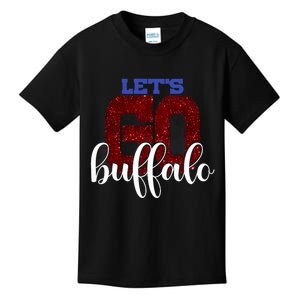 LetS Go Buffalo Ny New York Retro Sports City Fan Love Kids T-Shirt