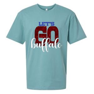 LetS Go Buffalo Ny New York Retro Sports City Fan Love Sueded Cloud Jersey T-Shirt