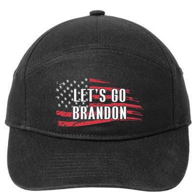 Lets Go Brandon LetS Go Brandon Usa Flag 7-Panel Snapback Hat