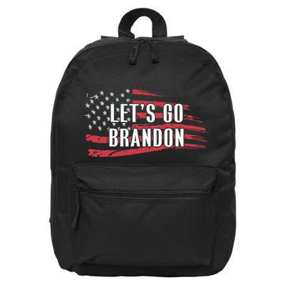 Lets Go Brandon LetS Go Brandon Usa Flag 16 in Basic Backpack