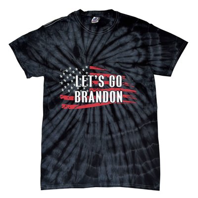 Lets Go Brandon LetS Go Brandon Usa Flag Tie-Dye T-Shirt