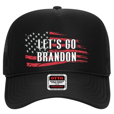 Lets Go Brandon LetS Go Brandon Usa Flag Trucker Hat