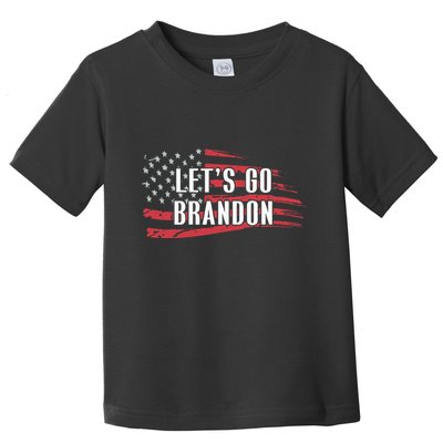 Lets Go Brandon LetS Go Brandon Usa Flag Toddler T-Shirt