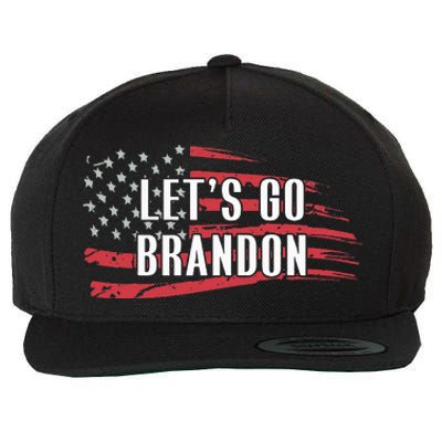 Lets Go Brandon LetS Go Brandon Usa Flag Wool Snapback Cap