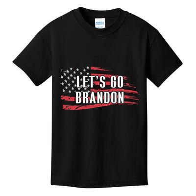 Lets Go Brandon LetS Go Brandon Usa Flag Kids T-Shirt