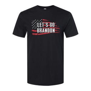 Lets Go Brandon LetS Go Brandon Usa Flag Softstyle CVC T-Shirt