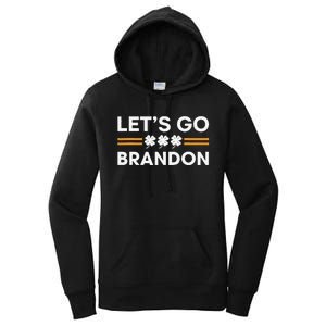 Lets Go Brandon Funny St Patrick's Day Irish Shamrock Women's Pullover Hoodie