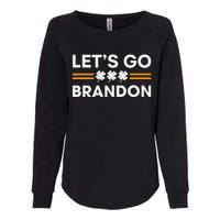 Lets Go Brandon Funny St Patrick's Day Irish Shamrock Womens California Wash Sweatshirt