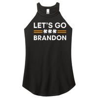 Lets Go Brandon Funny St Patrick's Day Irish Shamrock Women's Perfect Tri Rocker Tank