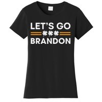 Lets Go Brandon Funny St Patrick's Day Irish Shamrock Women's T-Shirt