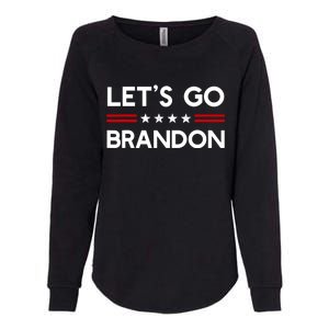 Let’S Go Brandon Conservative Us Flag Gift Womens California Wash Sweatshirt