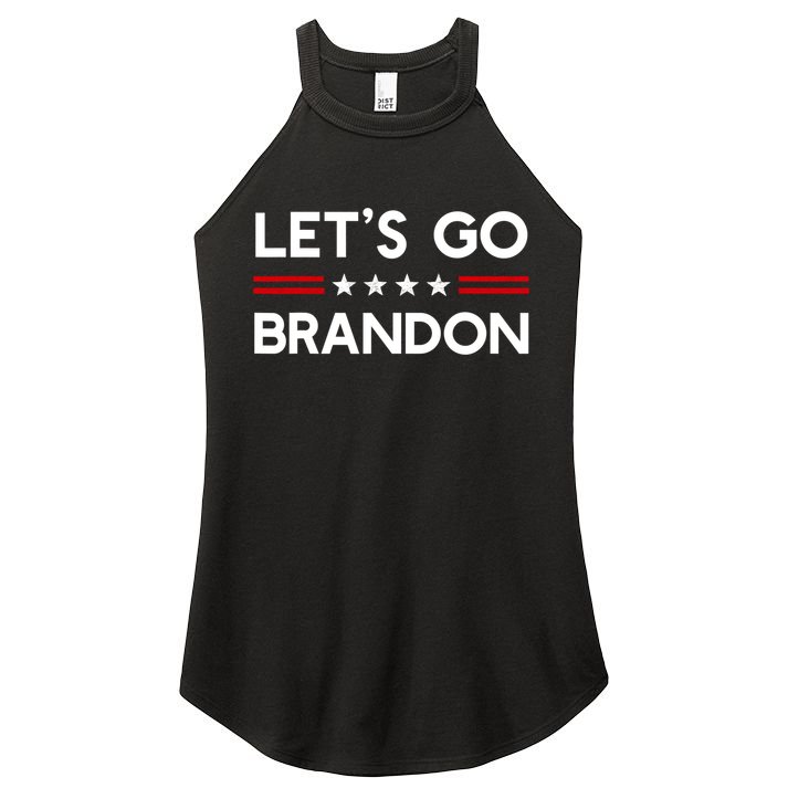Let’S Go Brandon Conservative Us Flag Gift Women's Perfect Tri Rocker Tank