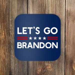 Let’S Go Brandon Conservative Us Flag Gift Coaster