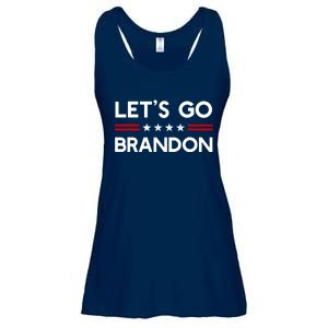 Let’S Go Brandon Conservative Us Flag Gift Ladies Essential Flowy Tank