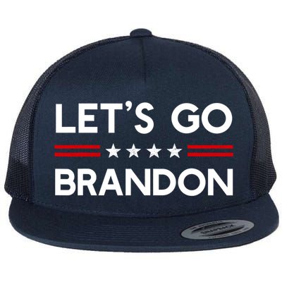 Let’S Go Brandon Conservative Us Flag Gift Flatbill Hat