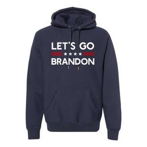 Let’S Go Brandon Conservative Us Flag Gift Premium Hoodie