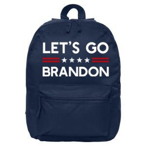 Let’S Go Brandon Conservative Us Flag Gift 16 in Basic Backpack