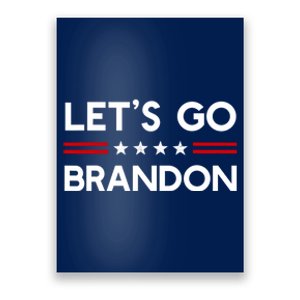 Let’S Go Brandon Conservative Us Flag Gift Poster