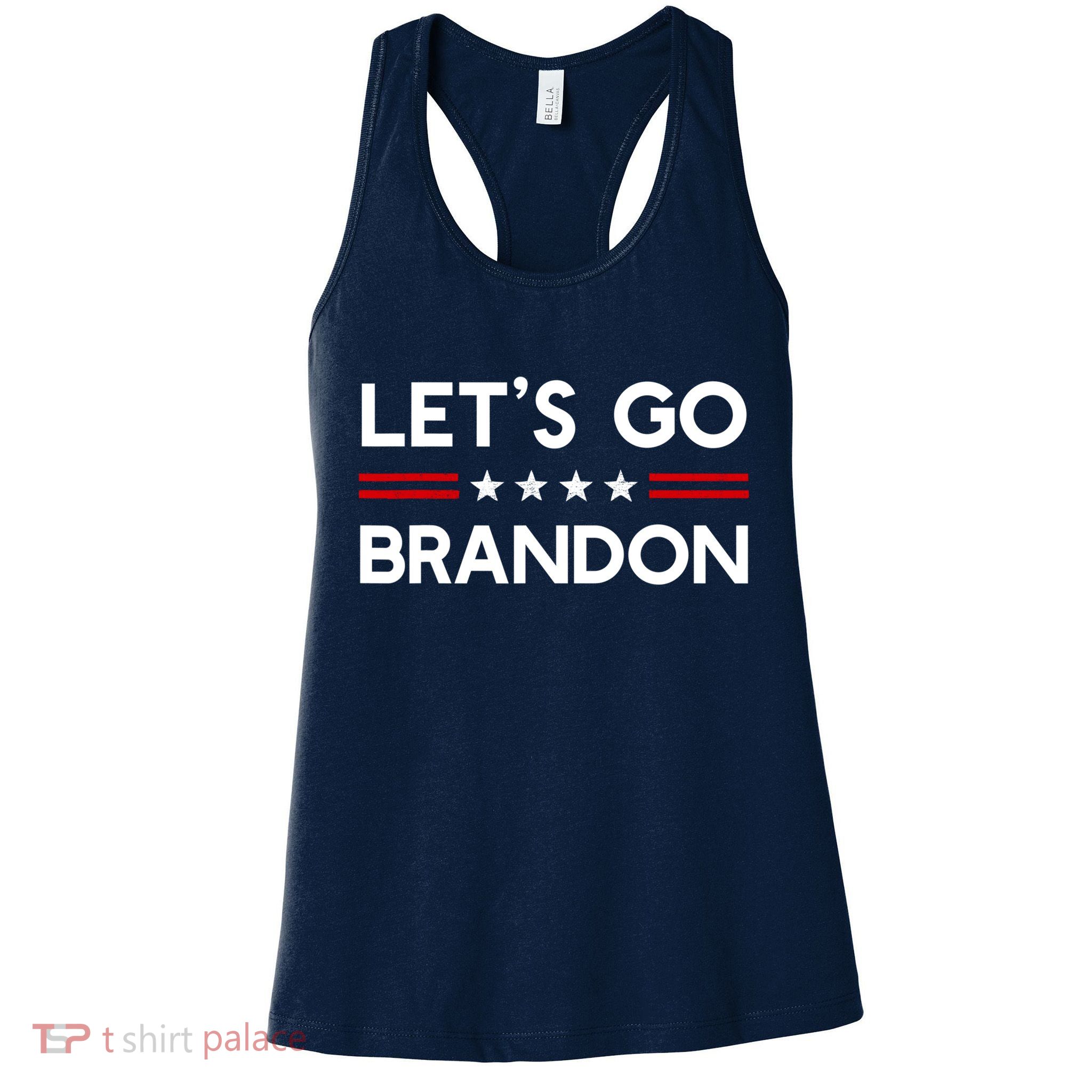 Let’S Go Brandon Conservative Us Flag Gift Womens Tank Top