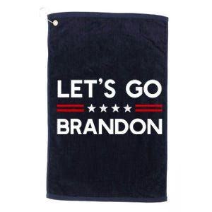 Let’S Go Brandon Conservative Us Flag Gift Platinum Collection Golf Towel