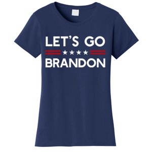 Let’S Go Brandon Conservative Us Flag Gift Women's T-Shirt