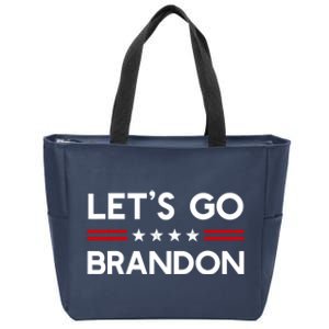 Let’S Go Brandon Conservative Us Flag Gift Zip Tote Bag