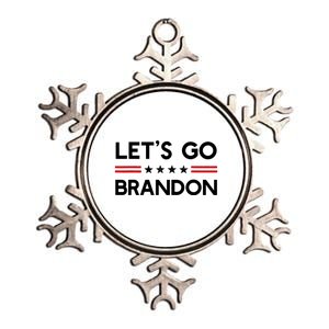 Let’S Go Brandon Conservative Us Flag Gift Metallic Star Ornament