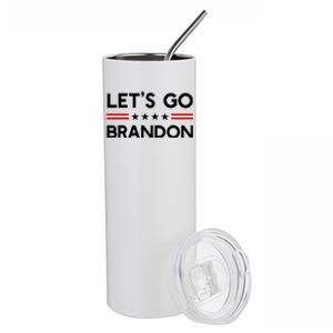 Let’S Go Brandon Conservative Us Flag Gift Stainless Steel Tumbler