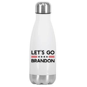 Let’S Go Brandon Conservative Us Flag Gift Stainless Steel Insulated Water Bottle