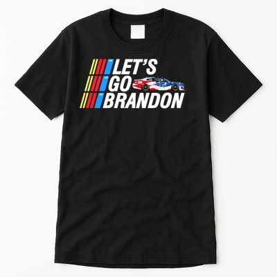 Let's Go Brandon Auto Racing Tall T-Shirt