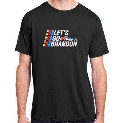 Let's Go Brandon Auto Racing Adult ChromaSoft Performance T-Shirt