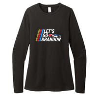 Let's Go Brandon Auto Racing Womens CVC Long Sleeve Shirt