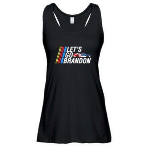 Let's Go Brandon Auto Racing Ladies Essential Flowy Tank