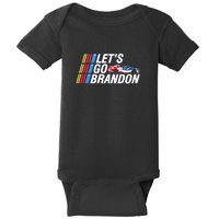 Let's Go Brandon Auto Racing Baby Bodysuit