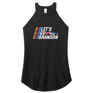 Let's Go Brandon Auto Racing Women's Perfect Tri Rocker Tank