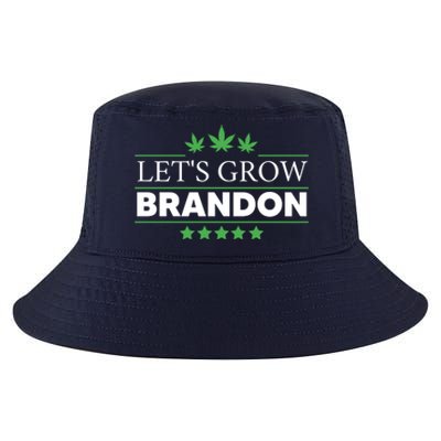 Lets Grow Brandon Marijuana Cannabis Funny Dank Brandon Cool Comfort Performance Bucket Hat