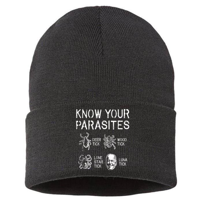 Let Go Brandon, Lets Go Brandon, Fjb, Brandon Flag, Impeach Biden, Meme, Fjb Fun Sustainable Knit Beanie