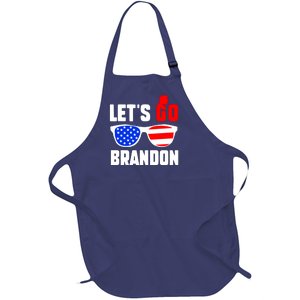 Let's Go Brandon USA Sunglasses Trump Flag LGB FJB Full-Length Apron With Pockets