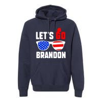 Let's Go Brandon USA Sunglasses Trump Flag LGB FJB Premium Hoodie