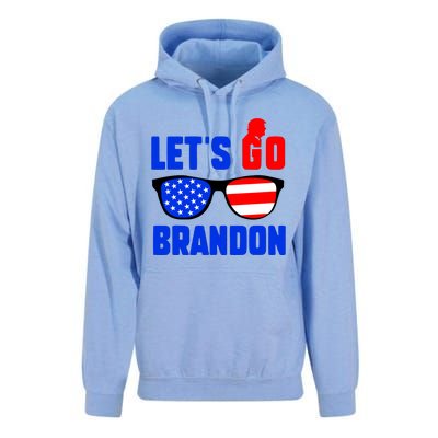 Let's Go Brandon USA Sunglasses Trump Flag LGB FJB Unisex Surf Hoodie