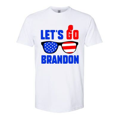 Let's Go Brandon USA Sunglasses Trump Flag LGB FJB Softstyle CVC T-Shirt