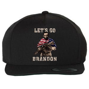 LET'S GO BRANDON Wool Snapback Cap