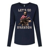 LET'S GO BRANDON Womens Cotton Relaxed Long Sleeve T-Shirt