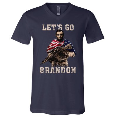 LET'S GO BRANDON V-Neck T-Shirt