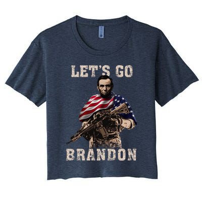 LET'S GO BRANDON Crop Top